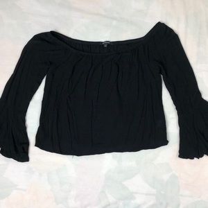 Black Off-the-Shoulder Top